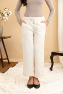 Cream Linen Pant