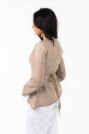 Asymmetrical Linen Top