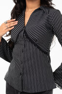 Pinstripe Contour Shirt