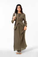 Textured Skirt Set