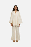 Satin Boat Neck Top